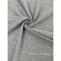 polyester spandex rib brush 2*2/4*4 knitted dyed fabric